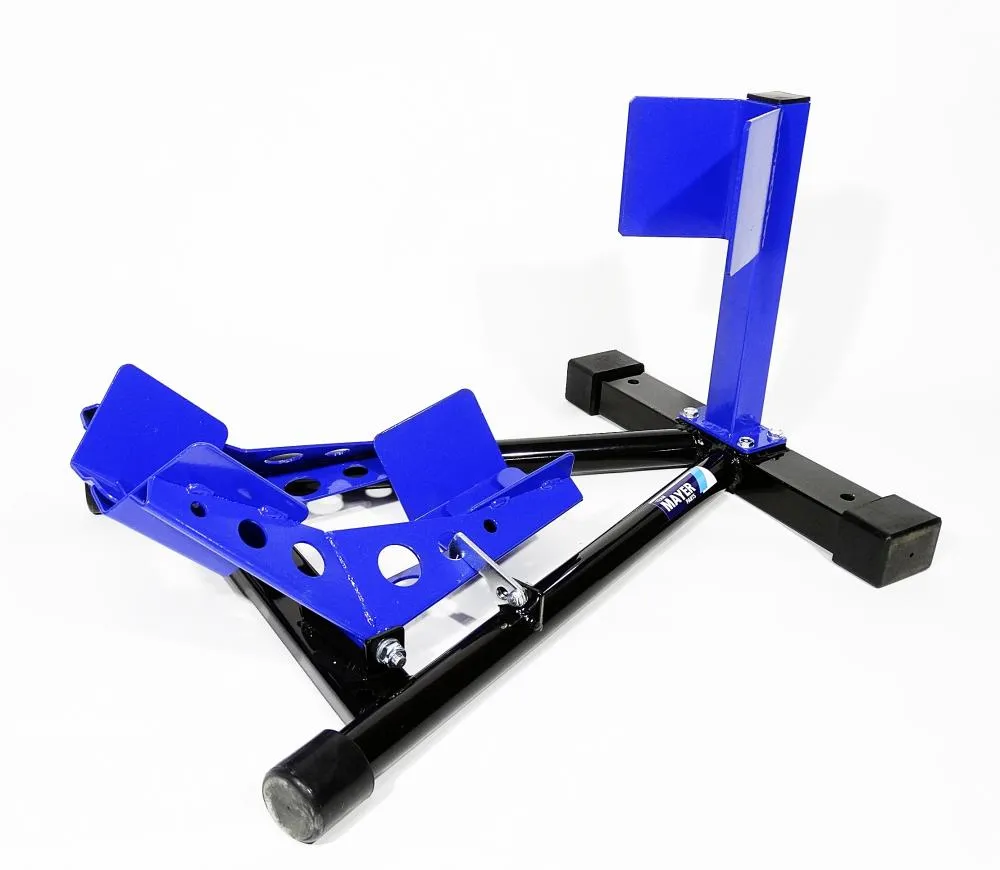 TMP_Motorrad_Vorderrad_Transportstaender_Wippe_13_19_blau_6679 TMP Motorrad Vorderrad Transportständer Wippe 13" - 19" schwarz/blau