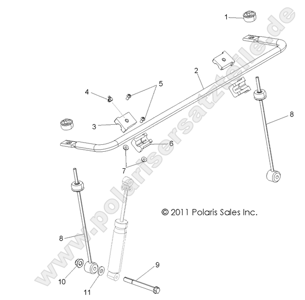 SUSPENSION, STABILIZER BAR, FRONT