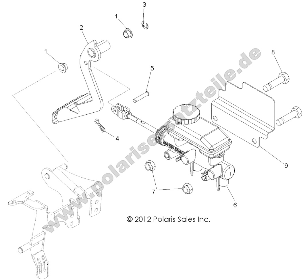 BRAKES, PEDAL and MASTER CYLINDER