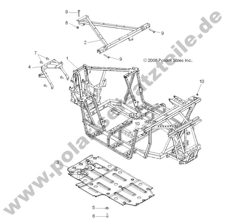 CHASSIS, MAIN FRAME and SKID PLATE