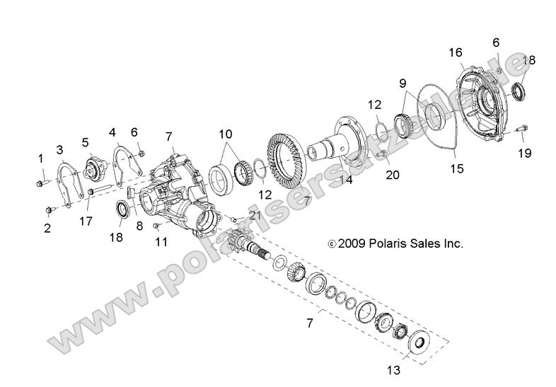 drive train gearcase carrier internals