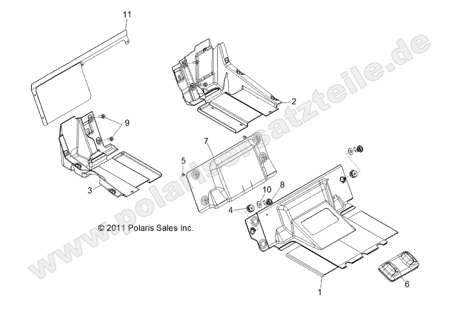 BODY, SEAT DIVIDER
