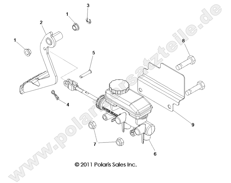BRAKES, PEDAL and MASTER CYLINDER