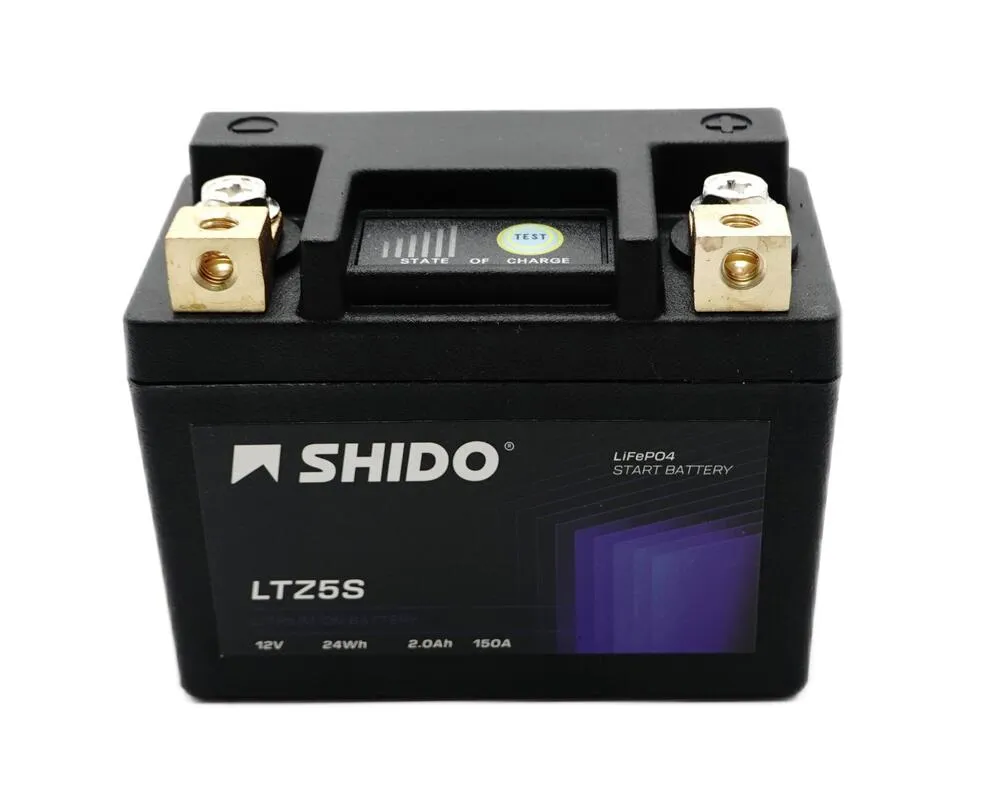 Shido-LTZ5S-Lithium-Ionen-Batterie-12V-LiFePO4-4881 Shido LTZ5S Lithium Ionen Batterie 12V LiFePO4 (YTZ5S-BS, YTZ5S)