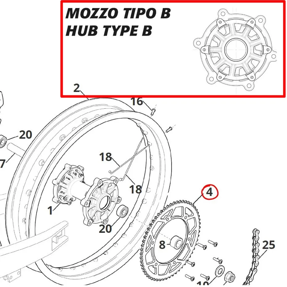 AFAM Kettensatz Stahl 428 R1-G 14x54 - Fantic TL 125 Motard 2020 - 05313637