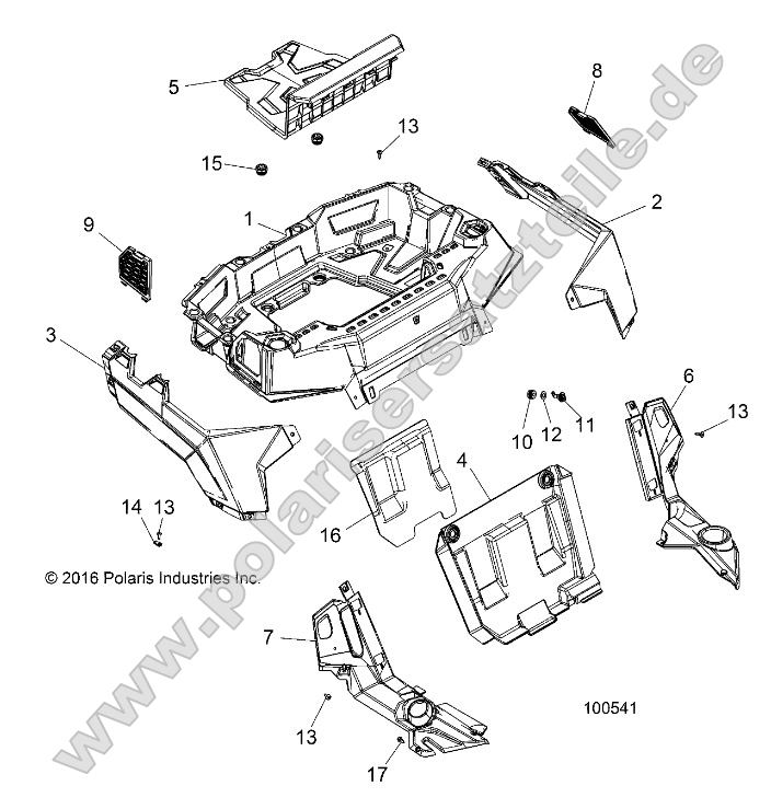 Body, Rear Rack and Fenders