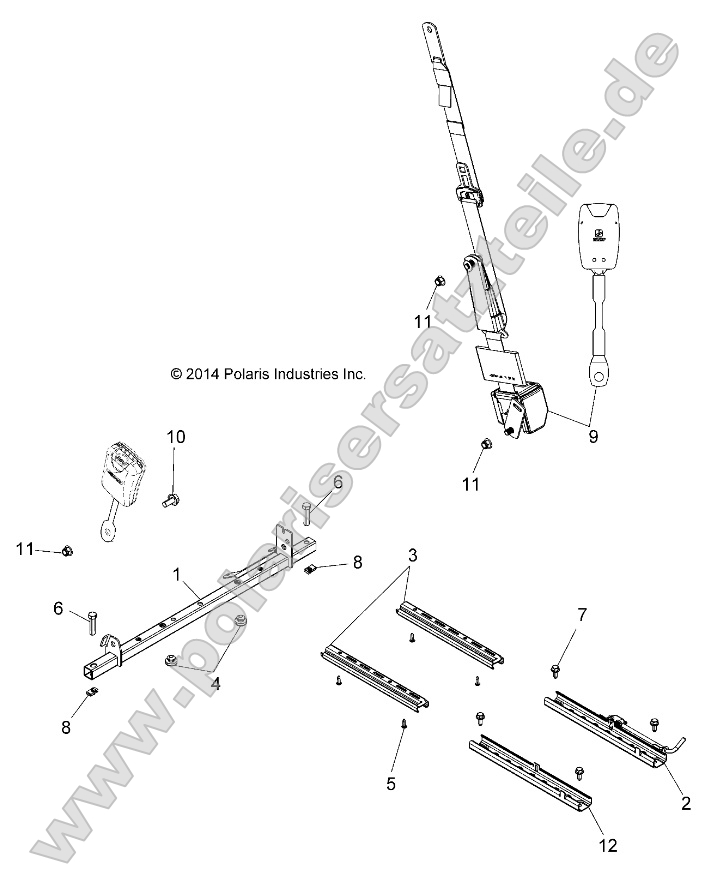 Body, Seat Mounting and Belt