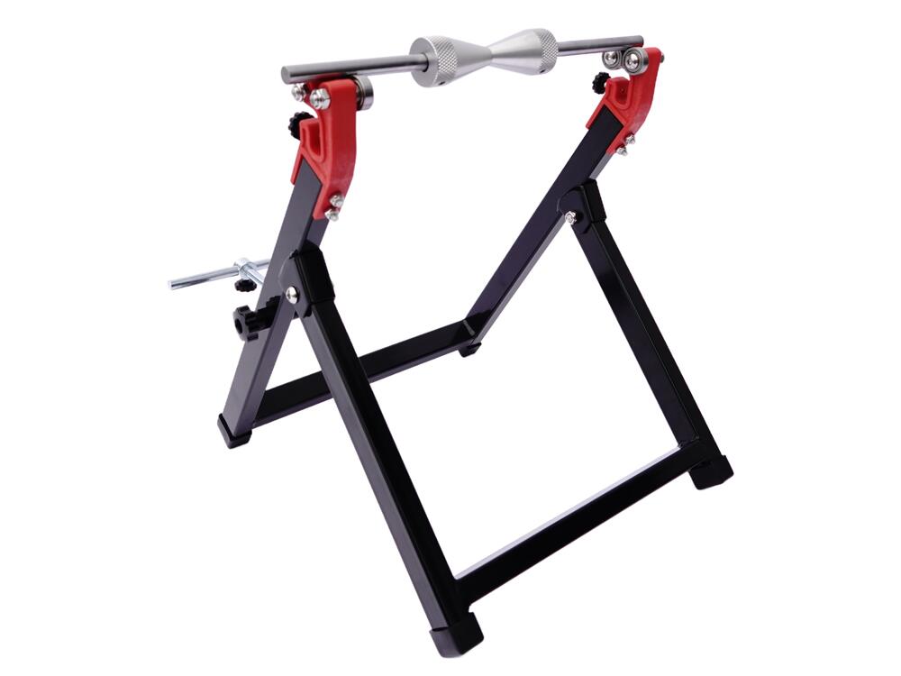 TMP-Motorrad-Auswuchtgeraet-Wuchtbock-klappbar-schwarz-rot-1