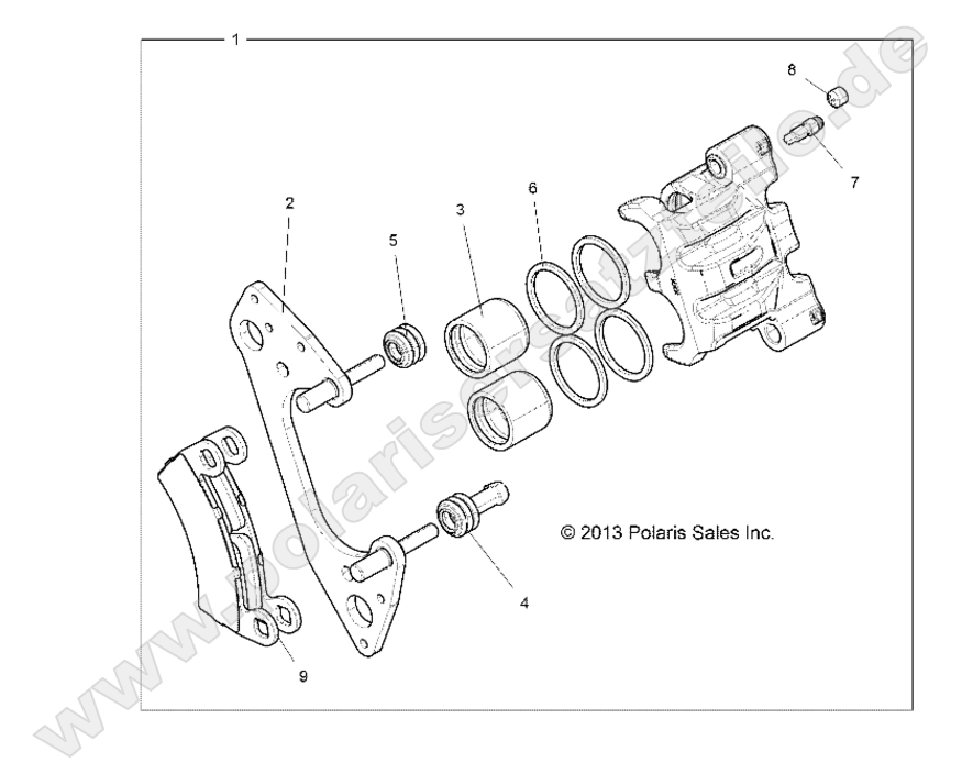 BRAKES, FRONT CALIPER