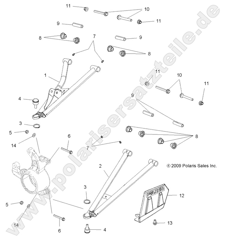 SUSPENSION, FRONT A-ARMS