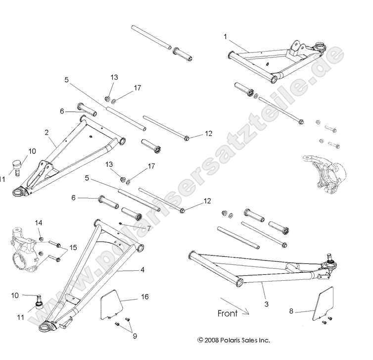 suspension front control arms