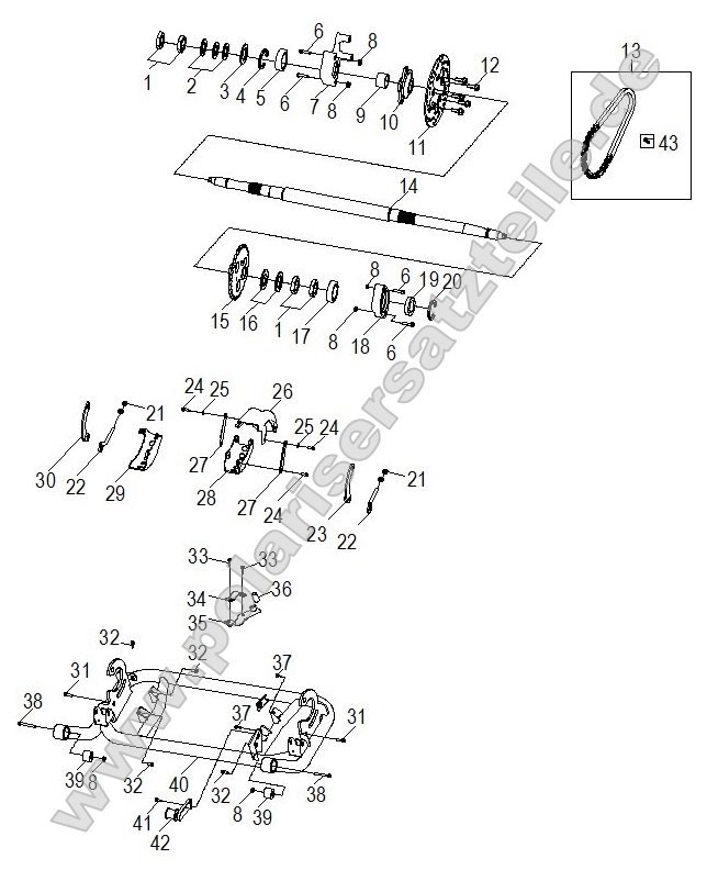Chassis, Swing Arm and Rear Axle