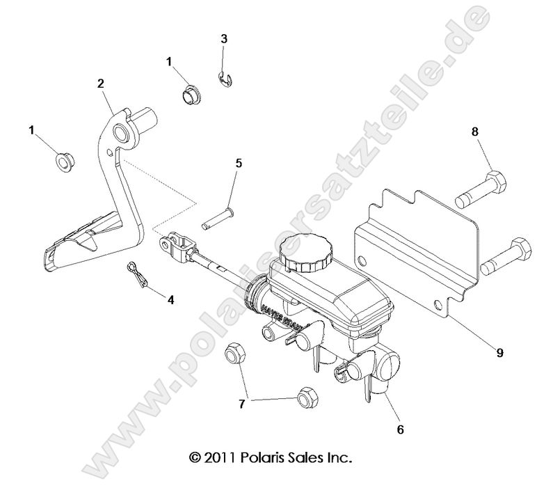 BRAKES, PEDAL and MASTER CYLINDER