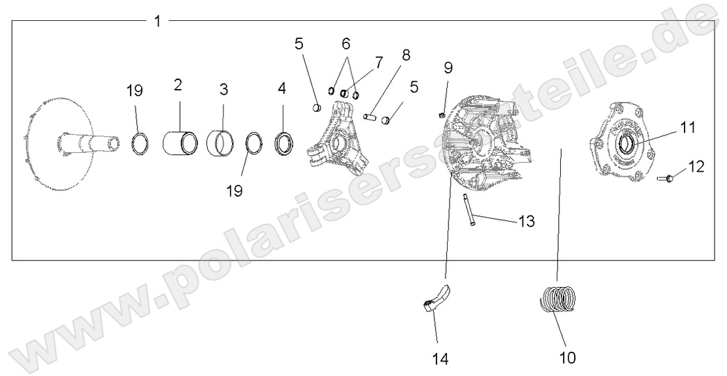 DRIVE TRAIN, PRIMARY CLUTCH