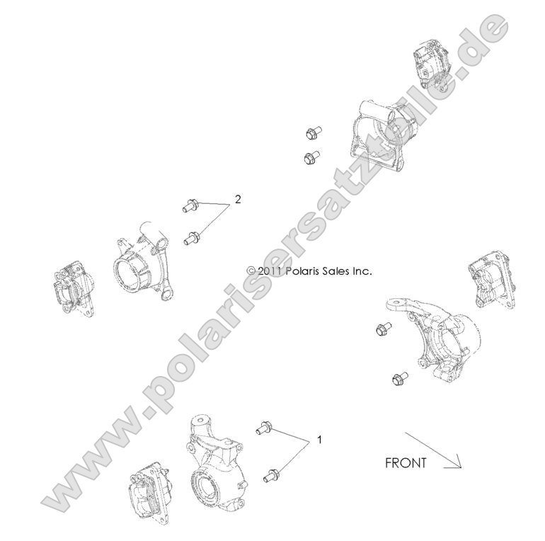 BRAKES, CALIPER MOUNTING