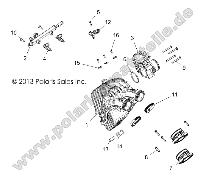 Engine, Intake and Throttle Body