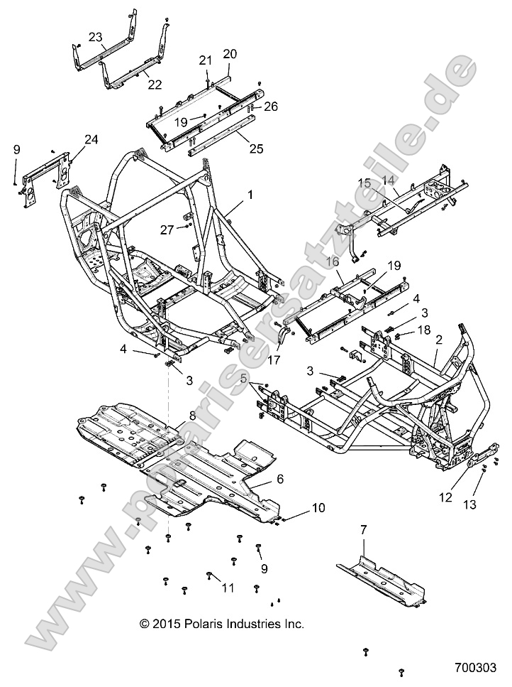 Chassis, Main Frame and Skid Plates