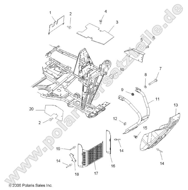 BUMPER, FRONT and SHIELDS