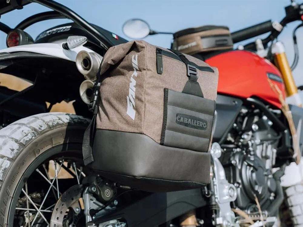 Fantic Original Caballero Satteltasche 13L sage grün - Caballero Scrambler 125 / 500 / 700 - 0877200