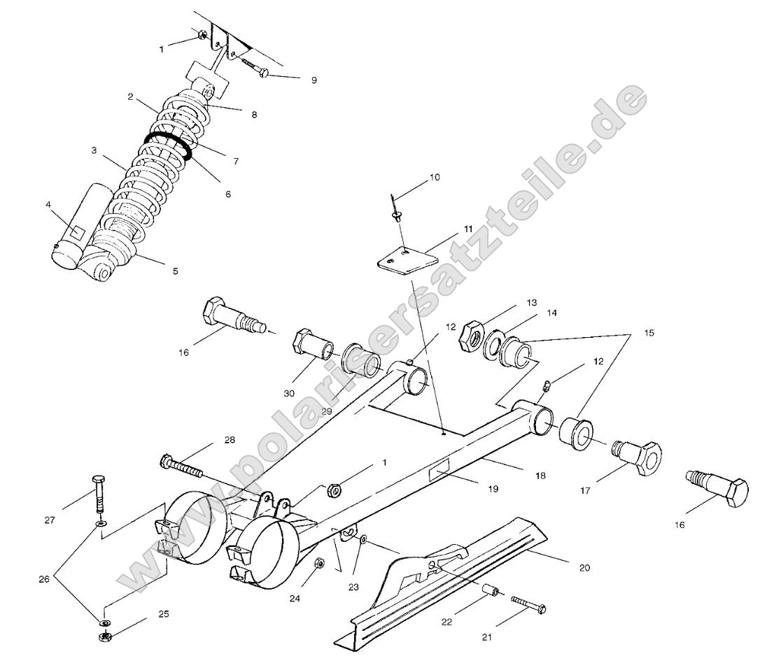 Swing Arm/Shock Mounting