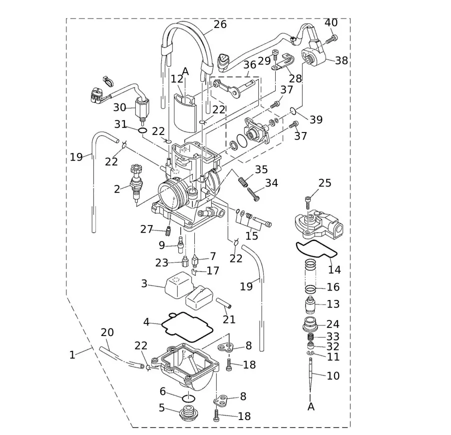 Vergaser-Fantic-XX-125-2T-EVO-Motocross-2022 Vergaser