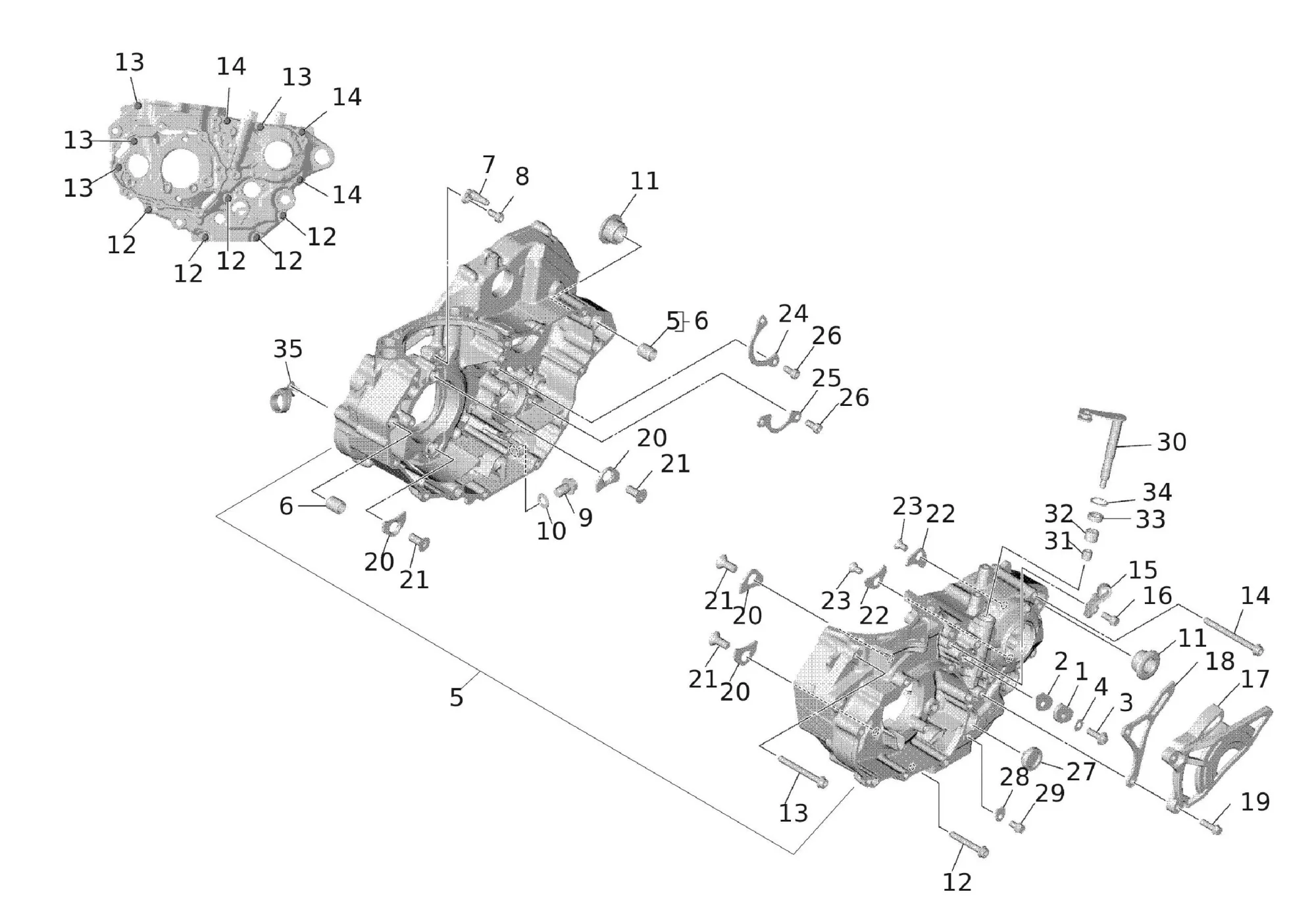 Motorgehäuse Motorgehäuse