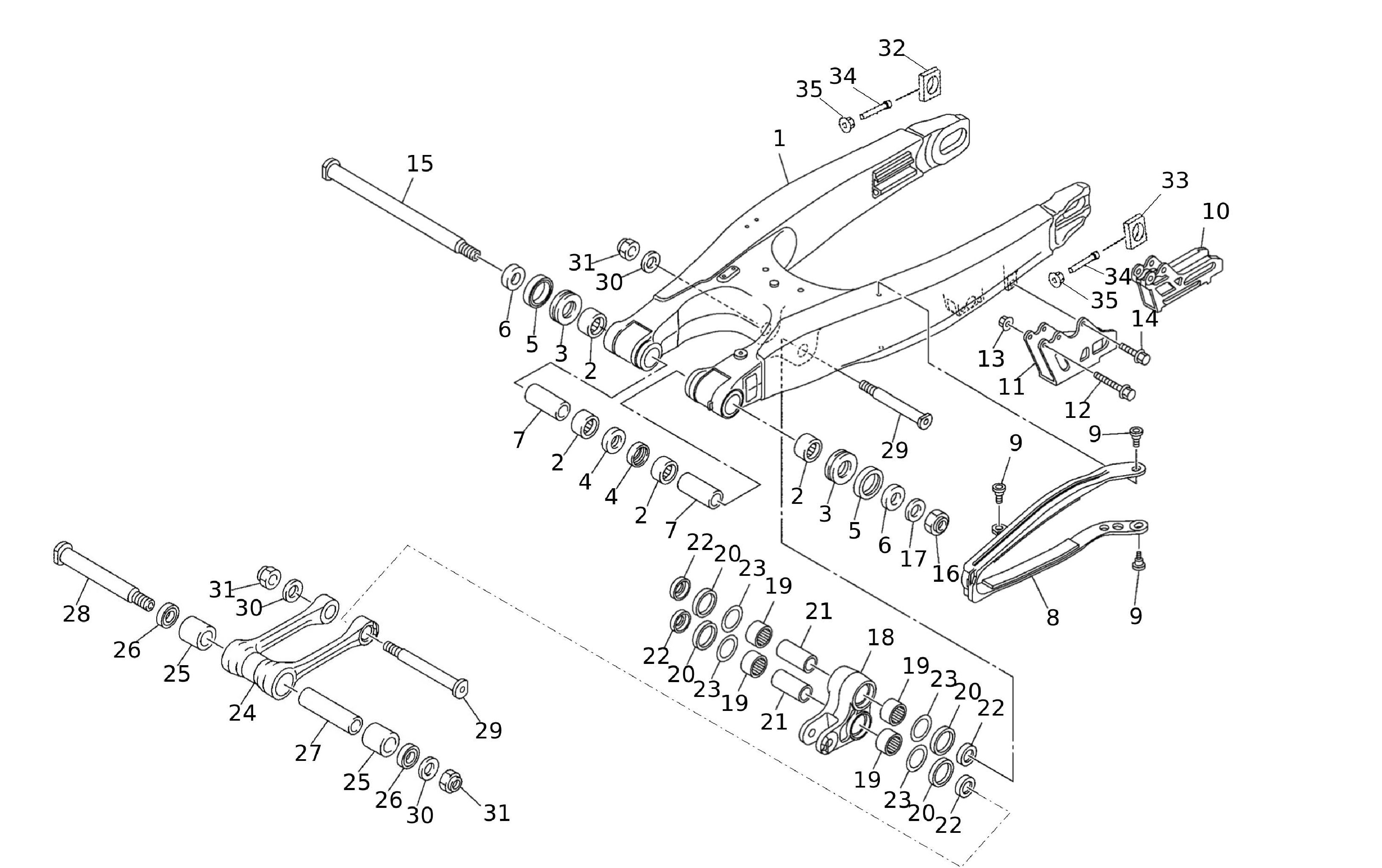 Hinterradschwinge Hinterradschwinge