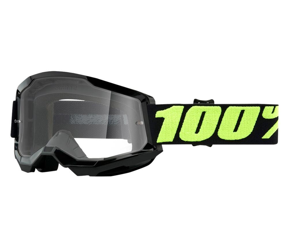 100% Crossbrille Strata 2 - Upsol schwarz - klares Glas