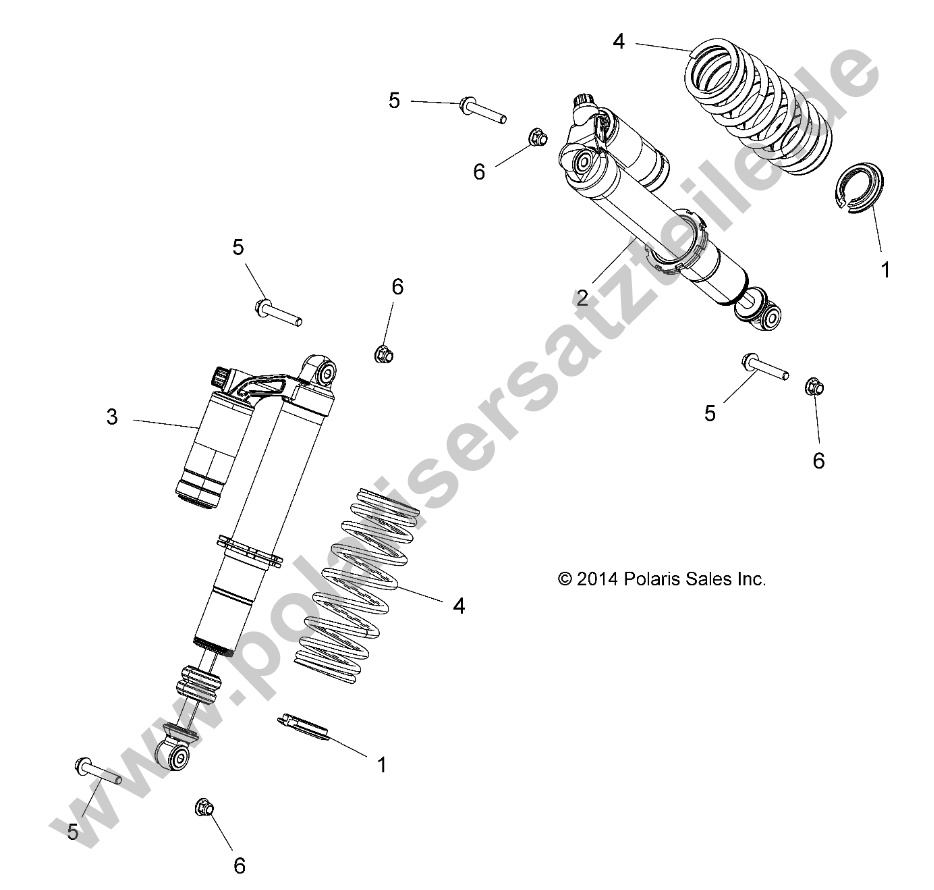 SUSPENSION, FRONT SHOCK MOUNTING