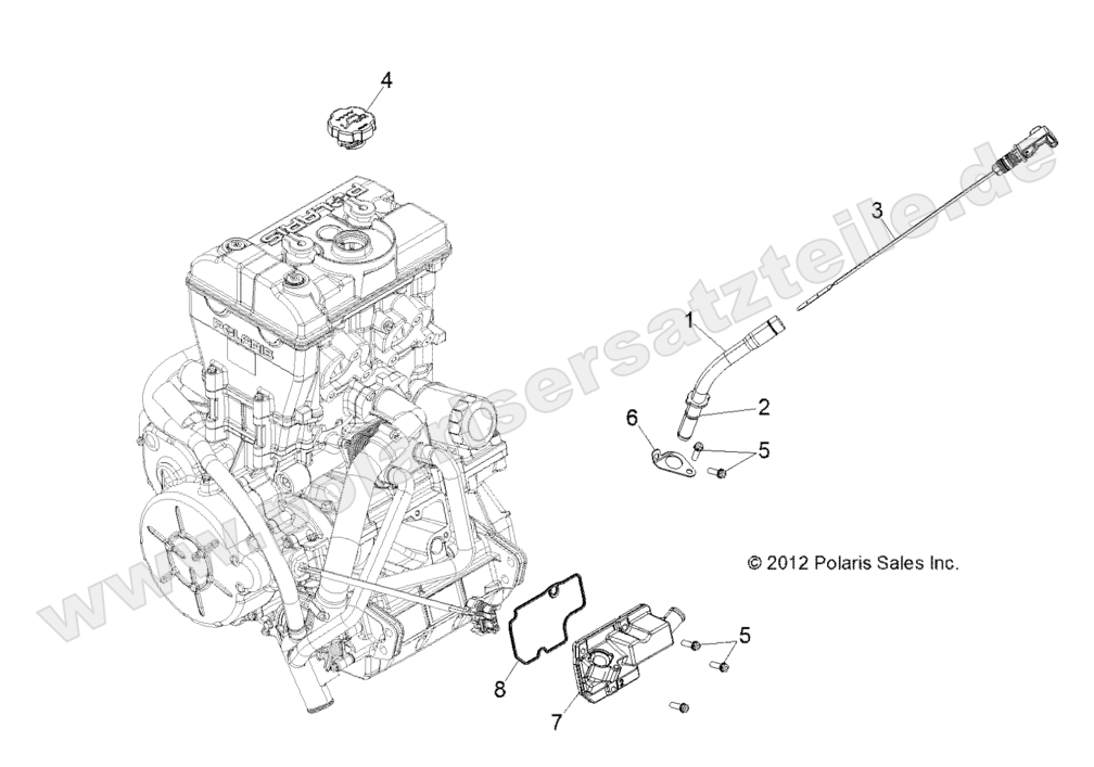 ENGINE, OIL DIPSTICK