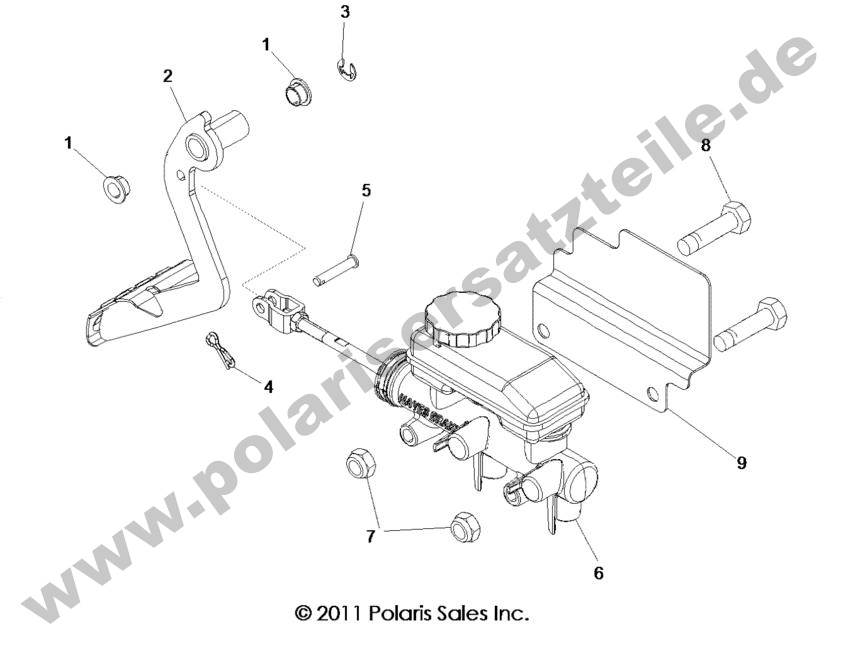BRAKES, PEDAL and MASTER CYLINDER