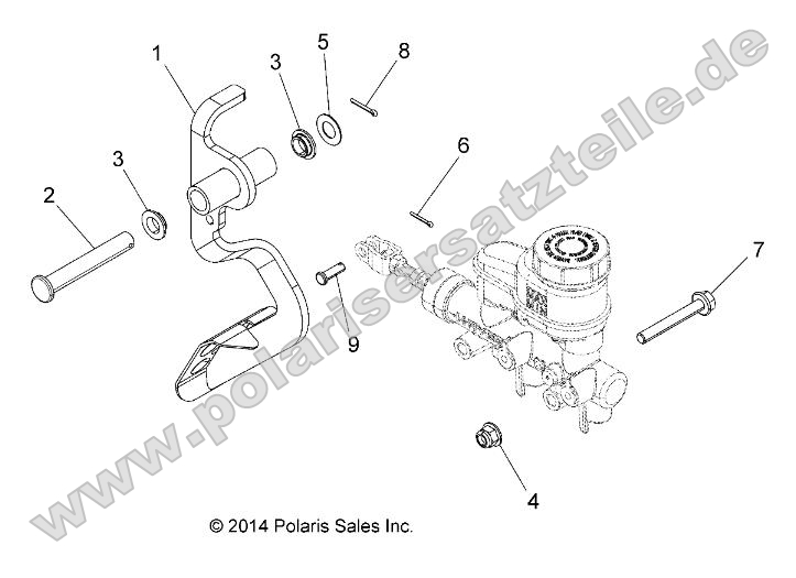 Brakes, Pedal and Master Cylinder Mounting