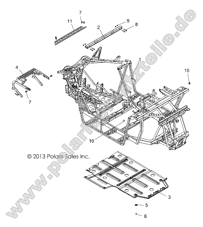 Chassis, Main Frame and Skid Plate