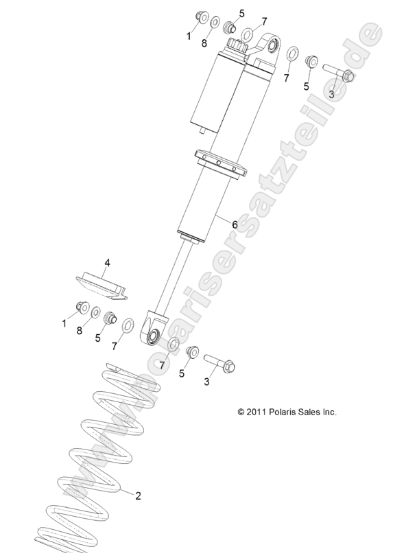 SUSPENSION, FRONT SHOCK MOUNTING