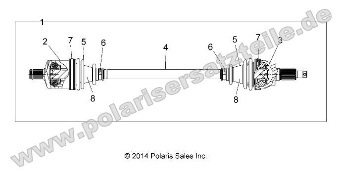 Drive Train, Front Half Shaft