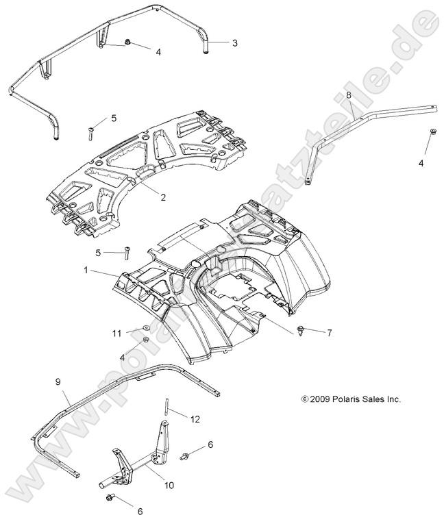 BODY, REAR CAB and REAR RACK