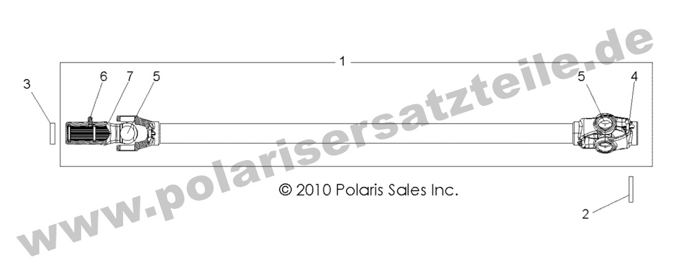 DRIVE TRAIN, FRONT PROP SHAFT