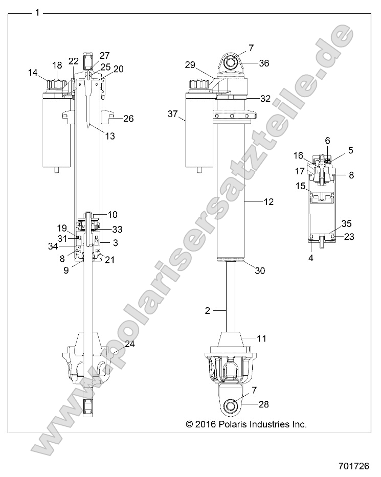 Suspension, Front Shock Internals