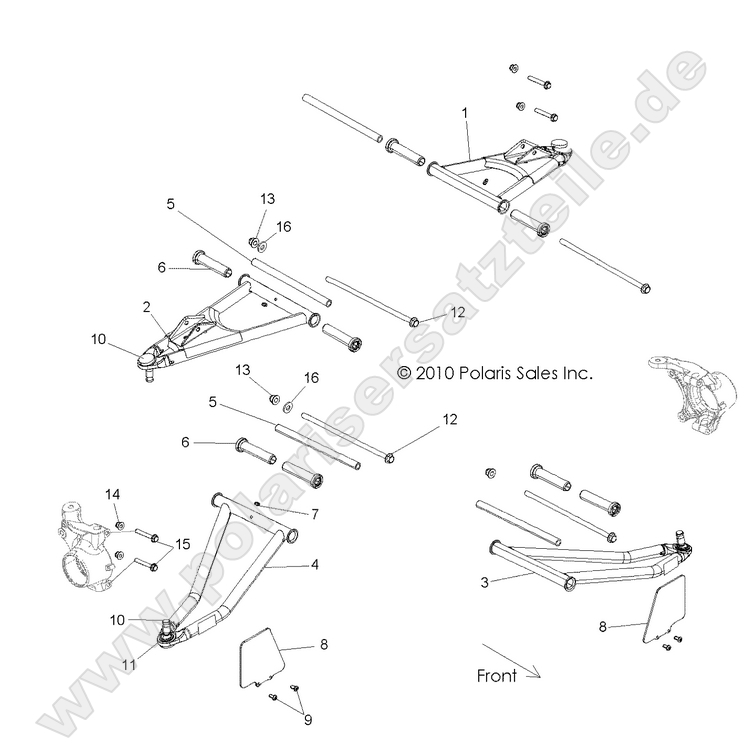 SUSPENSION, FRONT CONTROL ARM