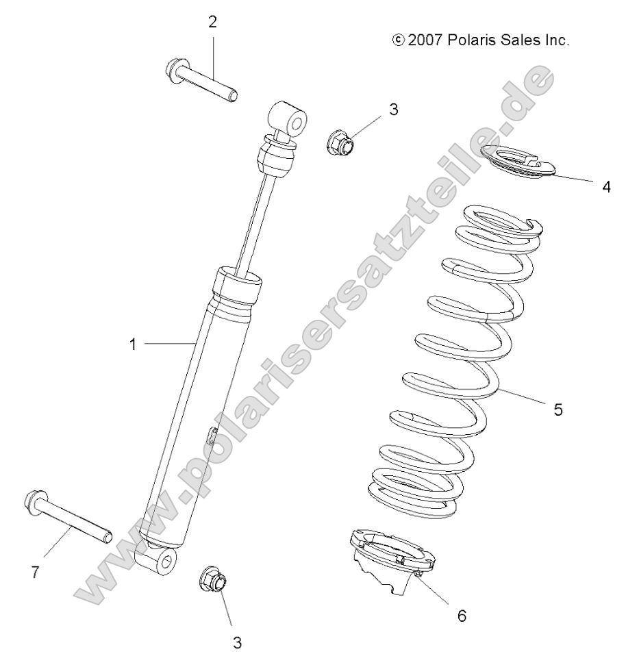 Suspension, Shock, Rear