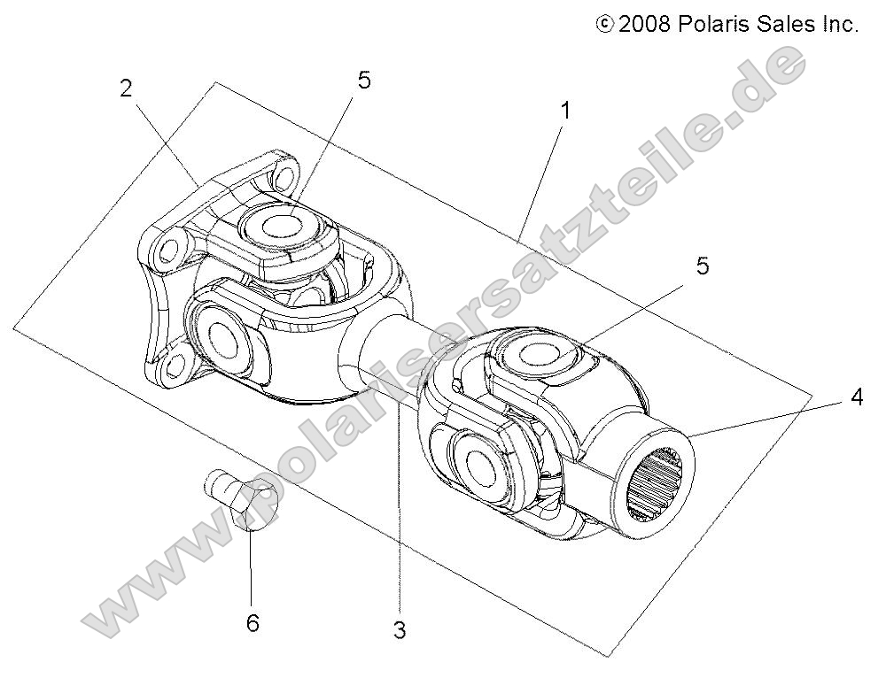 Drive Train, Prop Shaft, Rear