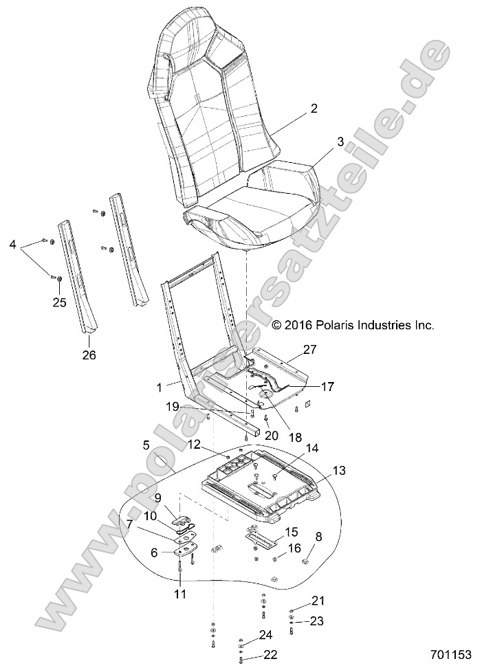 Body, Seat Asm. and Slider