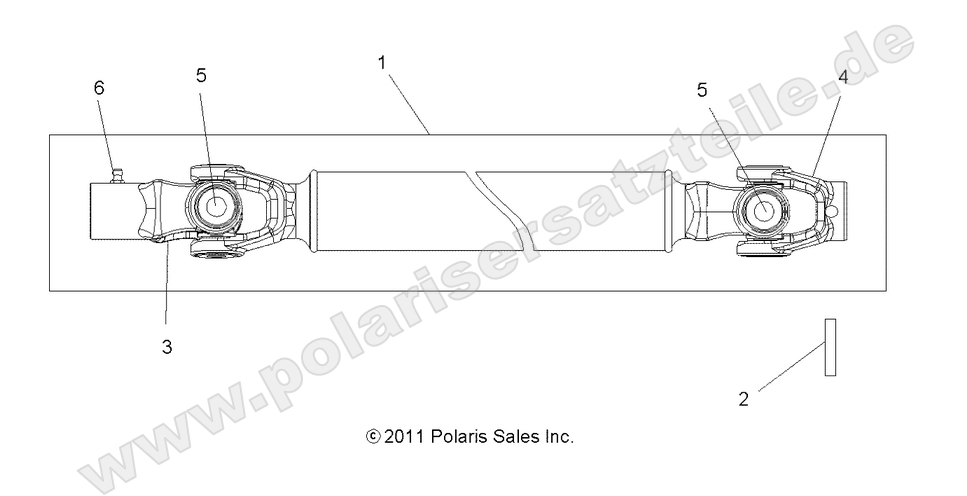 DRIVE TRAIN, FRONT PROP SHAFT