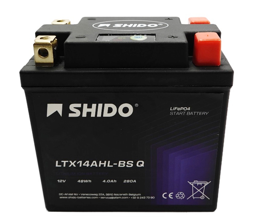 Shido LTX14AHL-BS Q Lithium Ionen Batterie 12V LiFePO4 (YTX14AHL-BS YTX14AH-BS) Shido LTX14AHL-BS Q Lithium Ionen Batterie 12V LiFePO4 (YTX14AHL-BS YTX14AH-BS)