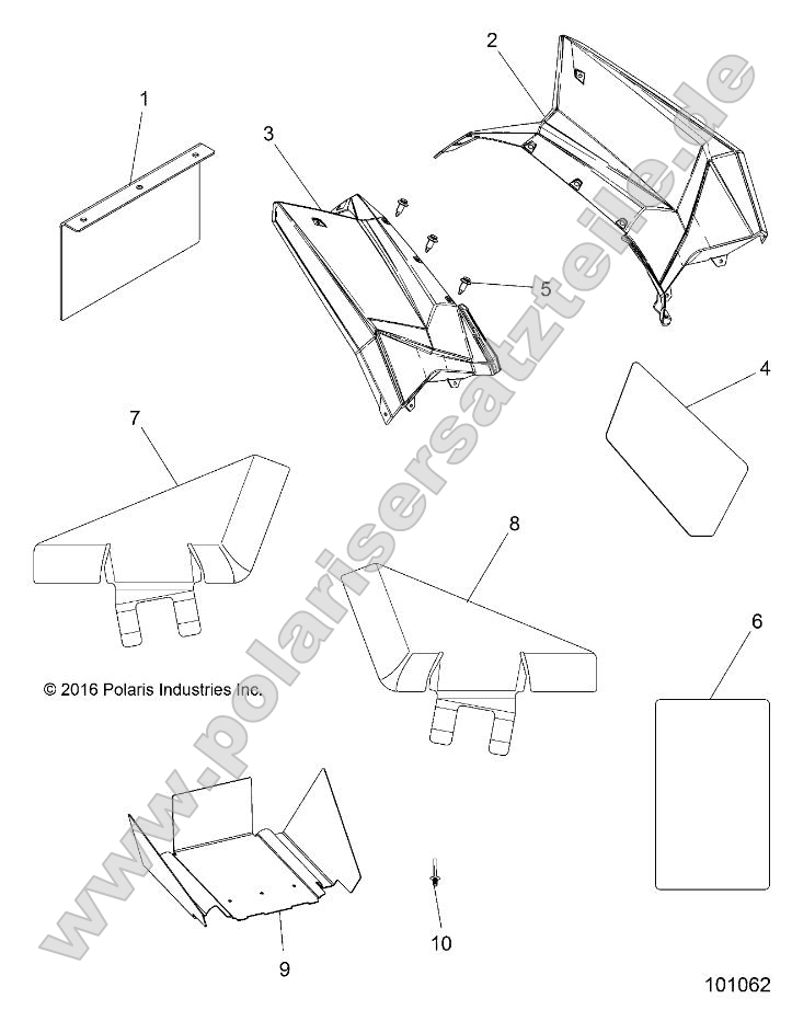 Body, Rear Cab and Heat Shields