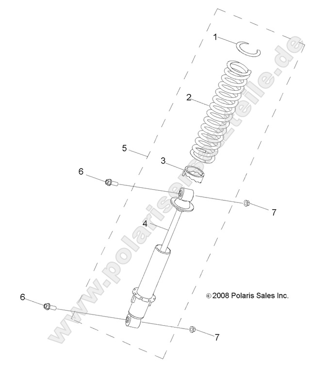 suspension shock front