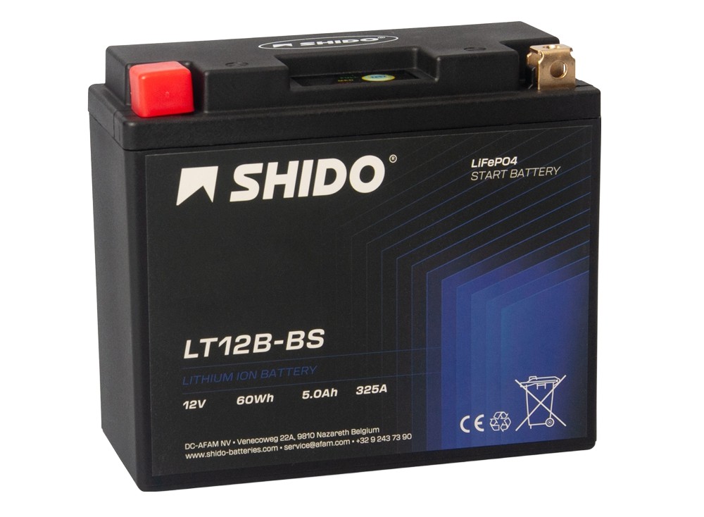 Shido LT12B-BS Lithium Ionen Batterie 12V LiFePO4 (YT12B-BS YT12-B4) Shido LT12B-BS Lithium Ionen Batterie 12V LiFePO4 (YT12B-BS YT12-B4)