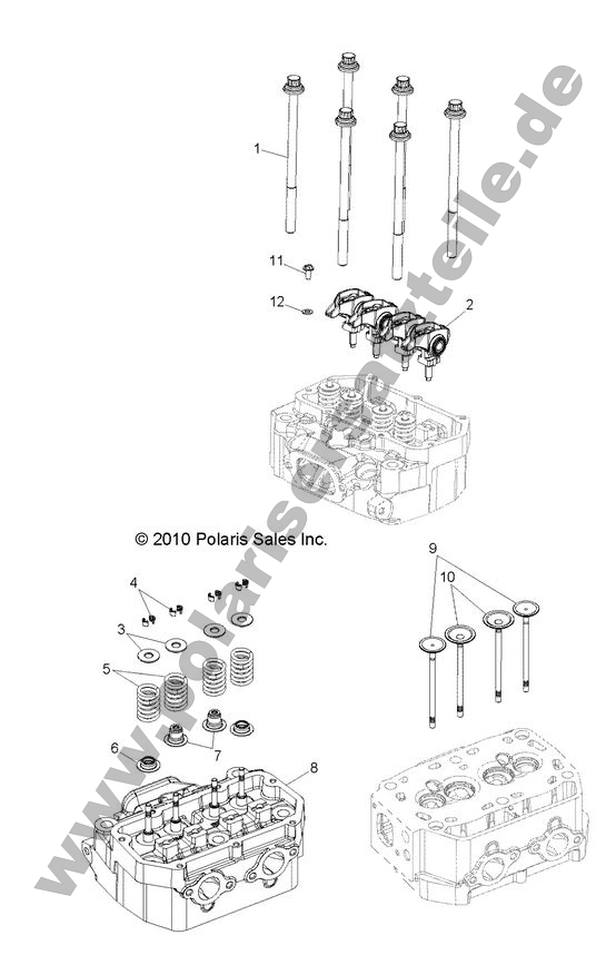 ENGINE, CYLINDER HEAD and VALVES