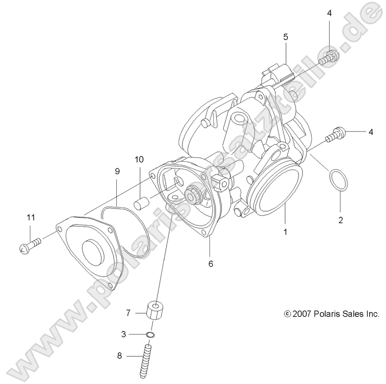 ENGINE, THROTTLE BODY