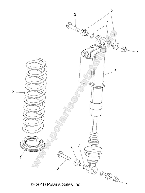 SUSPENSION, FRONT SHOCK MOUNTING